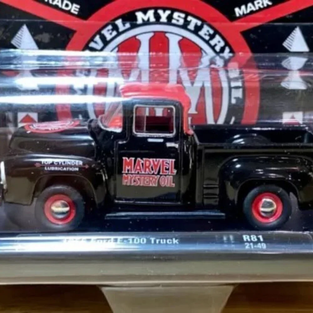 M2 Machines 1956 Ford-100 Truck Marvel Mystery Oil Top Cylinder Lubricant Themed